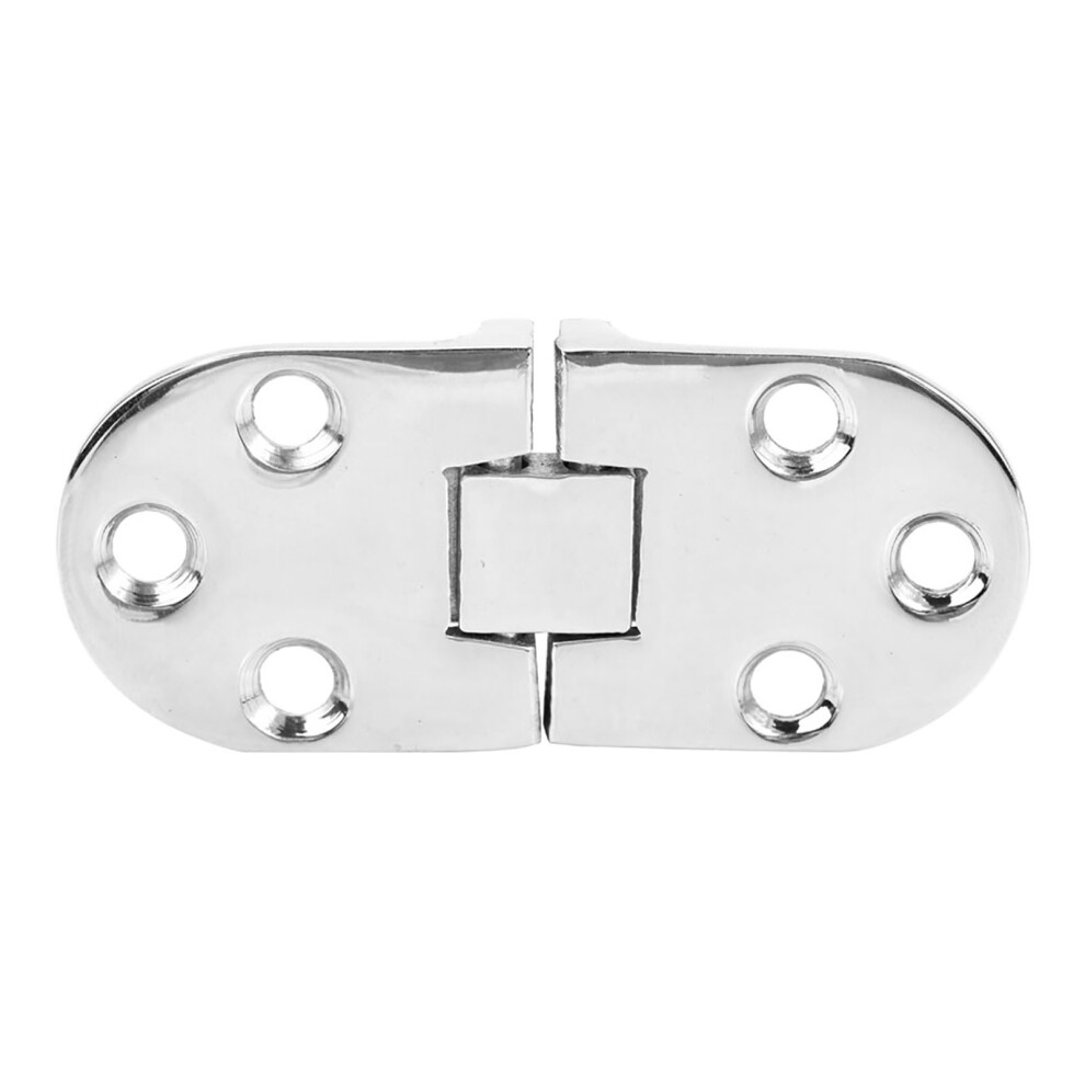 Marine Grade Door Hinge, Stainless Steel Heavy Duty 80X30mm Corrosion Resistant Mirror Polished Boat Cabin Hinge, Durable Flush Mount Hidden Hinge 9128293341554