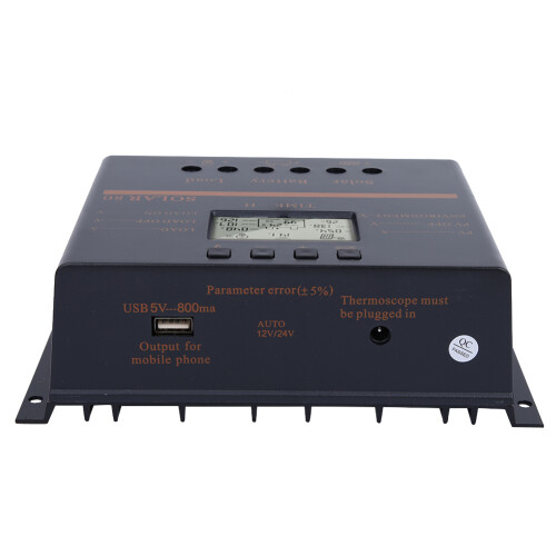 Ηλιακός ρυθμιστής φόρτισης για συστήματα 12V24V, ελεγκτής PWM με αυτόματη αναγνώριση 2