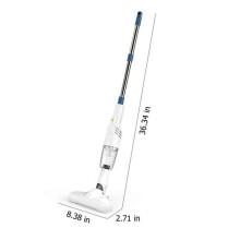 Aspirateur balai 3 en 1, polyvalent pour sols durs et moquettes, sans fil, avec 30 minutes d'autonomie et un système de filtration HEPA à 5 niveaux.