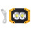 (As show, One size) Portable Multi-Function COB LED USB Camping Lamp Power Bank Torch with Handle Bracket 1