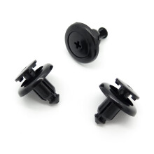 Fasteners Black Aluminium Front Wheel Arch Lining And Mudguard Clips For Ford Ranger Pack Of 10