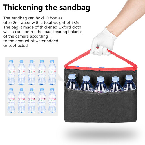 Sac de sable de transport pratique pour la stabilité du support 2