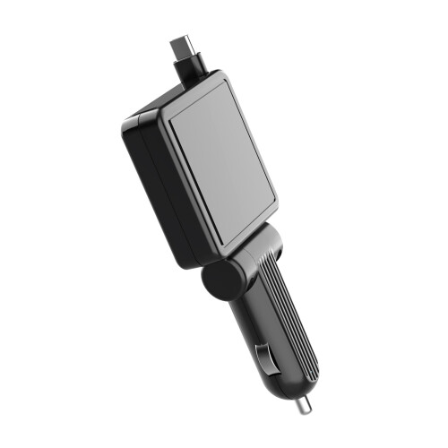 Adaptateur de charge de voiture 30W, charge rapide avec câble