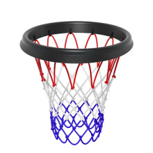 Outdoor Galvanized Chain Basketball Net with Portable Frame for Indoor and Outdoor Use, Durable and Weather-Resistant