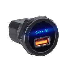 Chargement rapide ultra rapide USB 18W QC3.0, adaptateur de