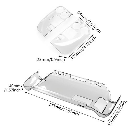 Housse de protection transparente en TPU-coquille de cristal 2