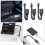 Câble USB C vers USB 2.0-0,3 m plier le boîtier gauche droit 2