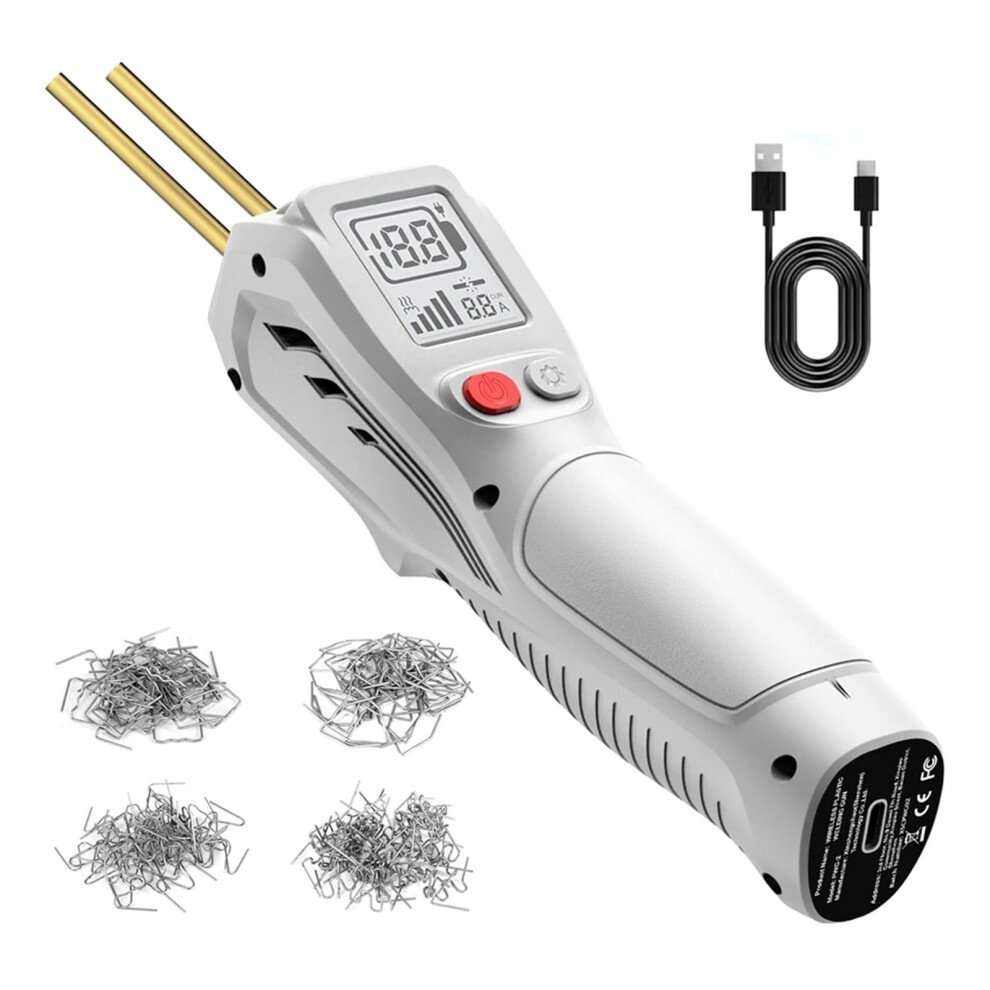 Plastic Welding Kit With 200 Hot Staples Plastic Welder Gun For Quick Bumper And Plastic 9382693788894