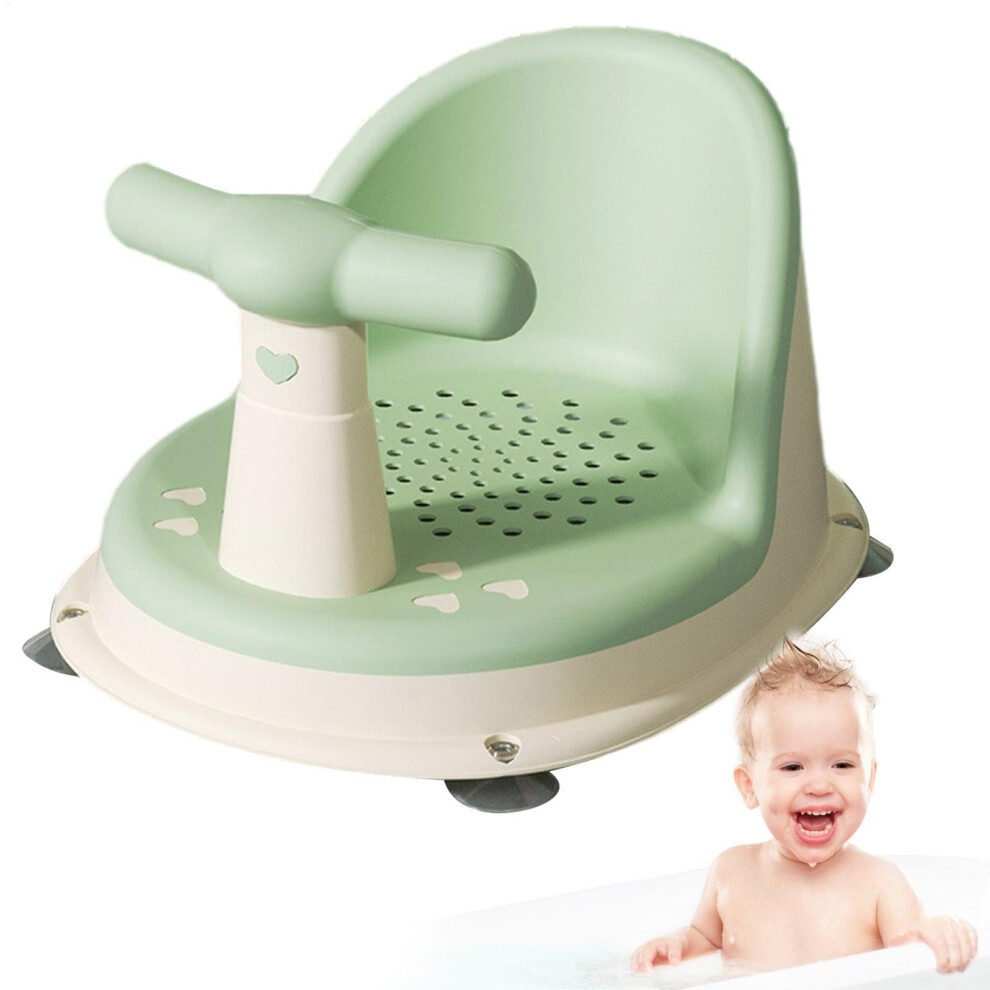 NonSlip Bath Seat for Children, Bath Chair for Bathtub, Shower Stool for Children for Bathtub, Bath Seat with Cover for Babies