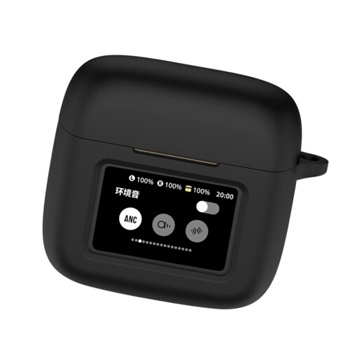 Earphone Cover for 3 Wireless Earbuds Silicone Shell Anti-Black
