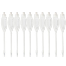 Golf Rating Pen ClipOn Marker Compact 2H Golf Score Set With Oval Clip Plastic Pencil White 10 Pack