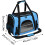 Breathable pet carrier bag in blue 4