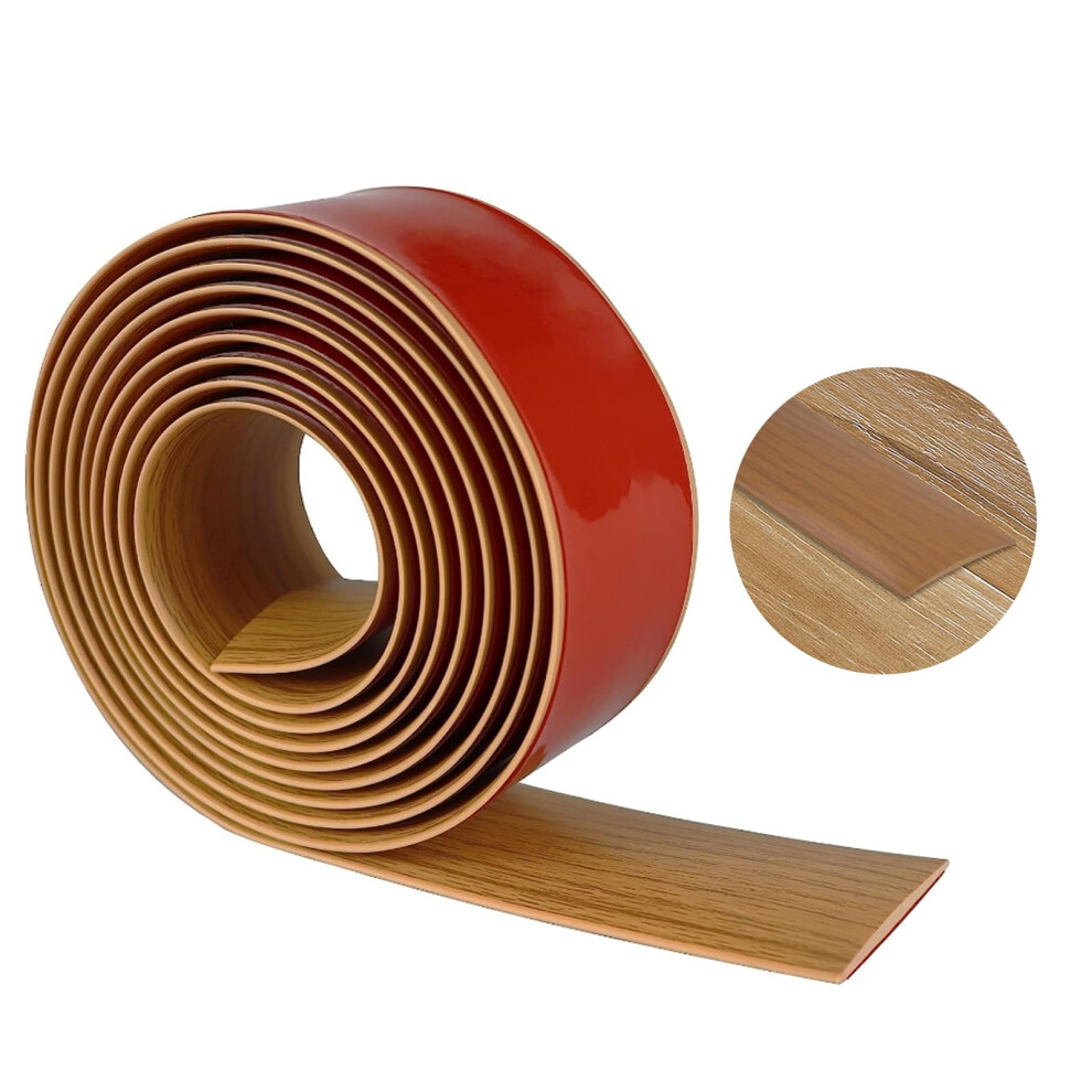 Selfadhesive Transition Profile Pvc Transition Profile 4 Cm X 200 Cm Transition Strip For Carpet Floor Yellow Oak 4Cm*200Cm 9412369066916