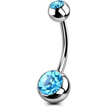 Titanium Belly Button Piercing 14G Externally Threaded 10/12/14/16mm Barbell Rings