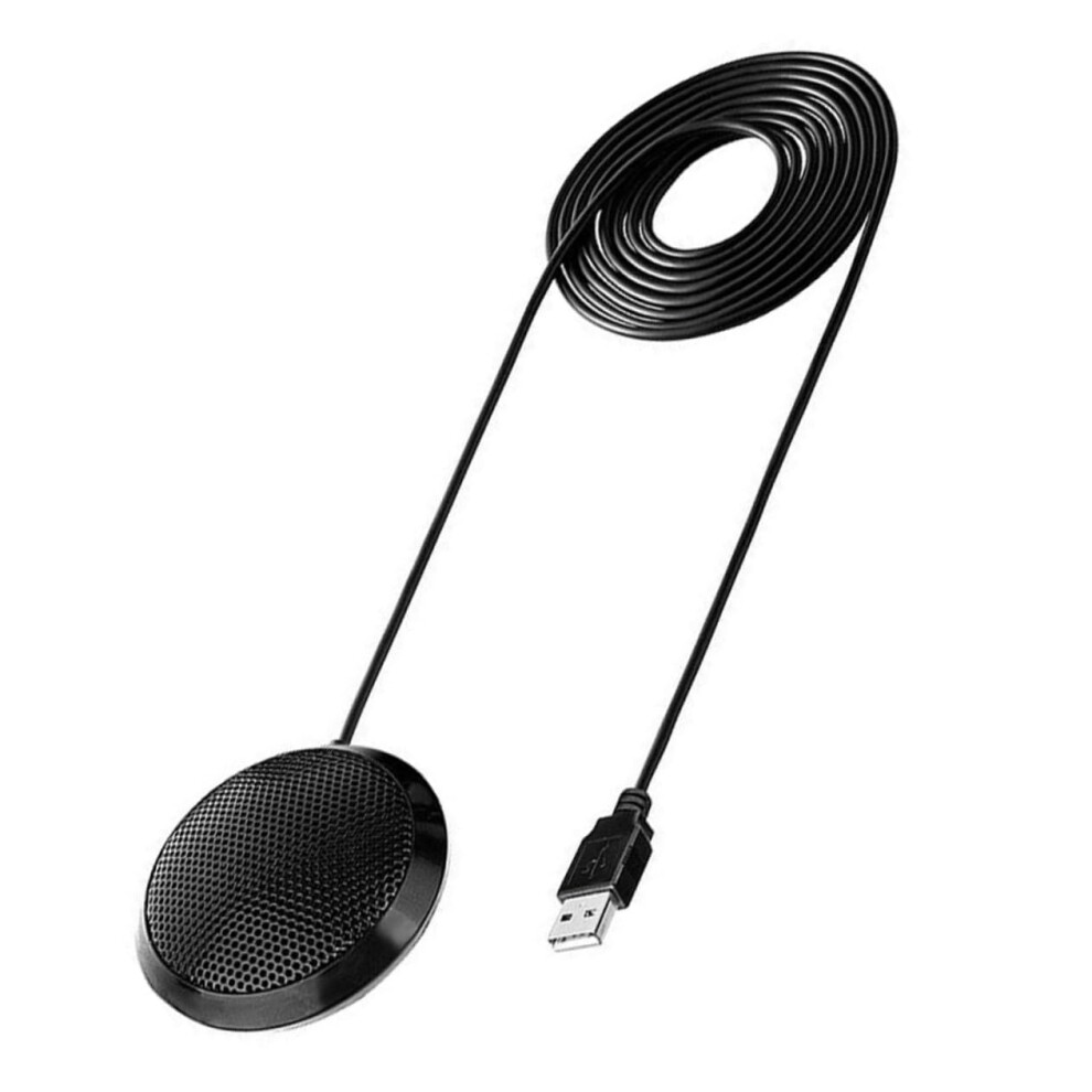 1 Piece Usb Conference Microphone Omnidirectional Condenser Microphone For Video Calls With Noise Cancellation For Laptop And Pc Use 9412369067425