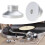 Stable Spin Turntables Clamp for High Quality Vinyls-Silver 6
