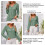 Grüne Spitzendeck-Bluse mit V-Ausschnitt, casual Passform, Polyester, S-XL 3