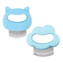 6Piece Pet Comb Set, Portable Pet Care Comb, Pet Grooming Brush, Cat Hair Comb, Portable Fur Brush with Massage Sleeve, Kitten Grooming Supplies
