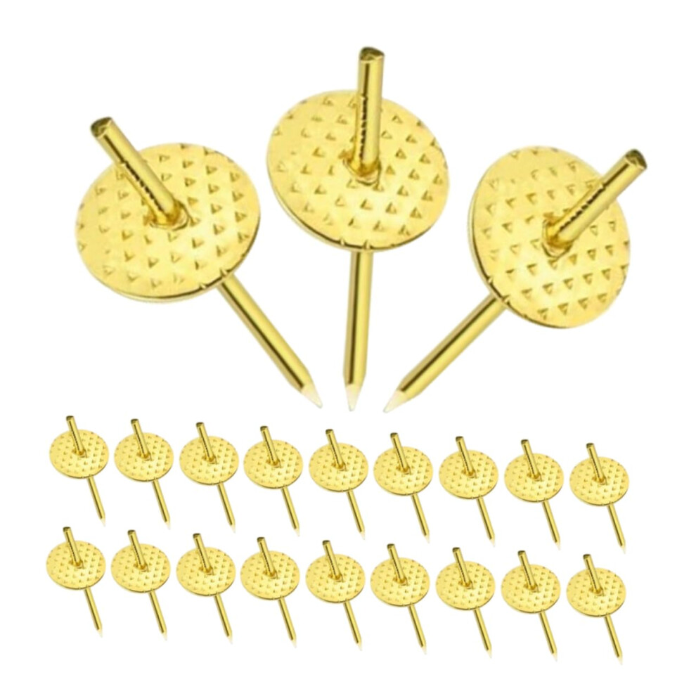 50 Pieces Picture Hanging Nails For Frames, Wall Hooks, Iron Gold 9412369067999