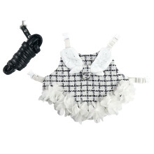 Dish and leash set, clothing for harness, vest, beautiful dress for small hamsters