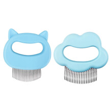Pack of 2 Pet Comb Animal Hair Brush Wearresistant Cat Hair Comb Pet Hair Brush Combs Kitten Brush Care Comb Float Massage Comb Small Comb Cat Comb