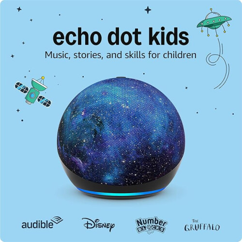 Amazon Echo Dot Kids Smart Speaker 5th Generation, Starburst 1