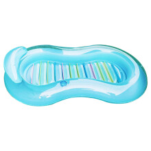 Inflatable Pool Lounger Swimming Pool Lounge Float Relaxation Bed Sunbath with Pillow for Hot Weather Family Coworkers Friends
