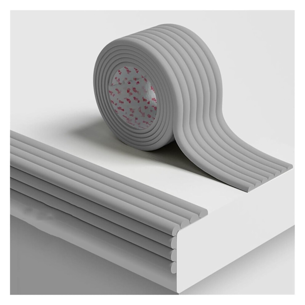 Corner Guards Bumper Strip 2M Length Table Edge Protectors For Baby Proofing Anti Collision Foam Cushion 6.56 Ft Grey