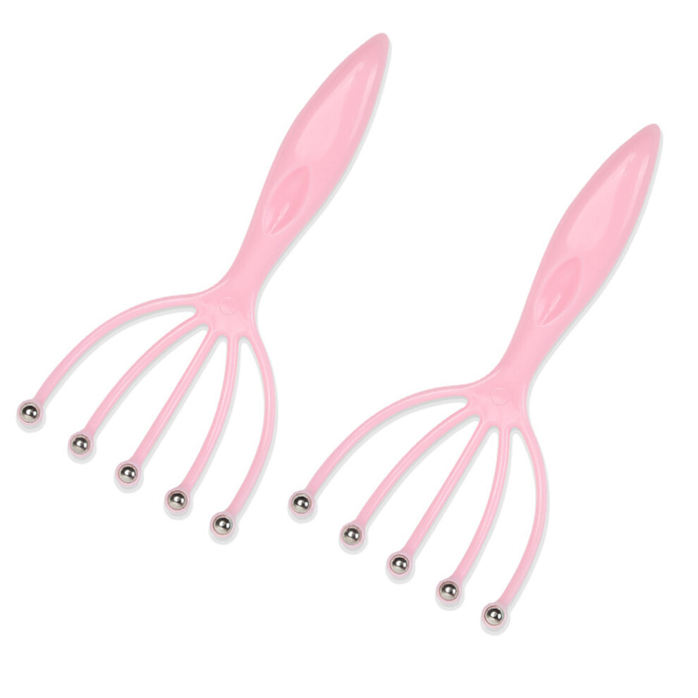 Portable Scalp Massager, Hand Held Massage Tool for Deep Relaxation & Stress Reduction, Promotes Blood Circulation, Perfect for Home Office Travel (No