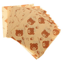 500 sheets of greaseproof paper, food packaging paper, sandwich wrapping paper, French fries paper.