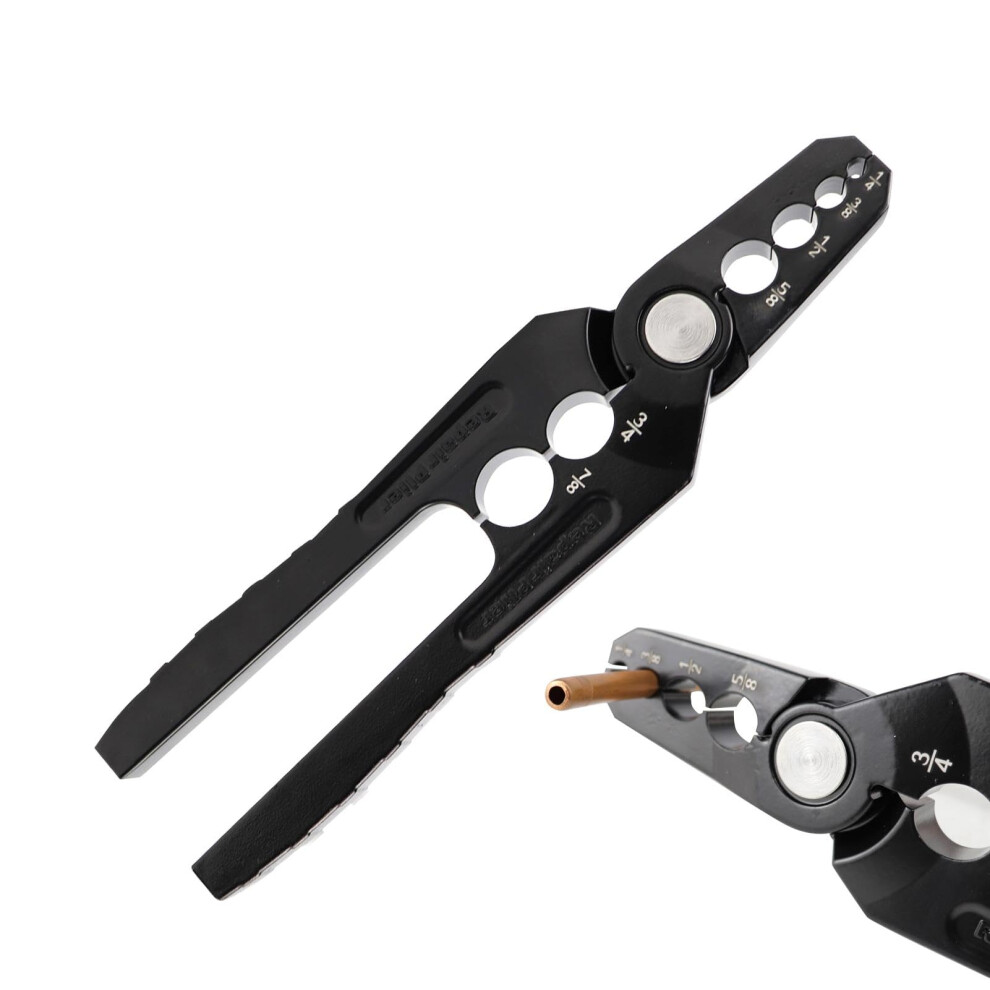 Copper Pipe Rounder With 6Hole Hvac Tube Pliers, Heavyduty Aluminum And Copper Tool 9094768006054