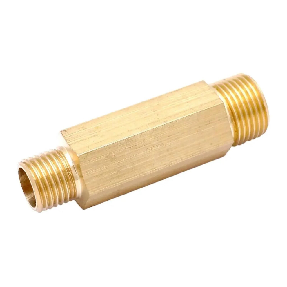 1Pc 1/8' Bsp To 1/4' Bsp Male Equal Reduce Lengthen Brass Pipe Fitting 60Mm Total Length 9189345013287