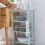 Rustproof MultiLayer Stand For Wet Areas, Waterproof Rustproof Material Easy Assembly Shower Caddy With Reinforced Handle, Ventilated Baskets And Lock 4
