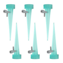 Consistent Plant Watering System For Adjustable Plant Watering Spikes, Fits Water Bottle Automatic Garden Cone Watering Spikes (Set Of 6)