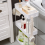 Narrow Place Storage Organizer, Multi-Functional Storage Rack For Small Objects, Durable Material, Space-Saving Design, Easy Assembly, Removable Stora 4