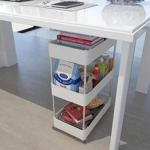 Narrow Place Storage Organizer, Multi-Functional Storage Rack For Small Objects, Durable Material, Space-Saving Design, Easy Assembly, Removable Stora 2