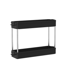 Multi-Purpose Narrow Space Organizer For Closets, Kitchens, Bathrooms, Garages, Laundry Rooms, And Offices, Storage Cart With Adjustable Shelves And M