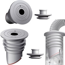 Anti-Odor Floor Drain Plug, Sewer Pipe Seal Ring with Silicone Material and Automatic Valve, Magnetic Anti-Odor Floor Drain Core Leak-Proof Ring for