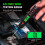 Continuity Testing Tool for Auto Repair, Auto Mode Circuit Tester with 0.8V-100V Measuring Range, Digital Electrical Tester with Flashlight and 3