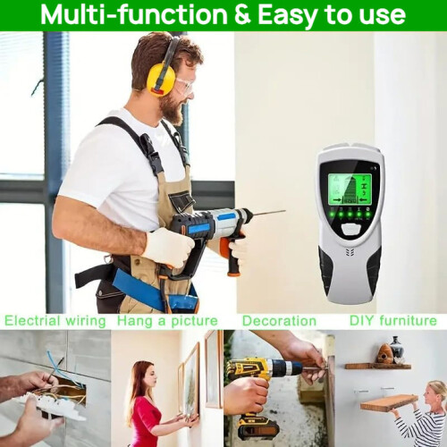 Stud Finder, Προηγμένος Σαρωτής Τοίχου με Αυτόματη Βαθμονόμηση & Ηχητική 2