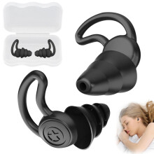 Noise Reduction, Washable Hearing Protection for Sleeping, Studying, Traveling, or Concerts, Comfortable Ear Plugs, Soft Silicone Material, Reusable
