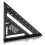 Layout Measuring Tool for Builders, Multi-function Triangle Ruler Rafter Square Protractor High Precision Aluminum Alloy Gauge, Durable and Corrosion 1
