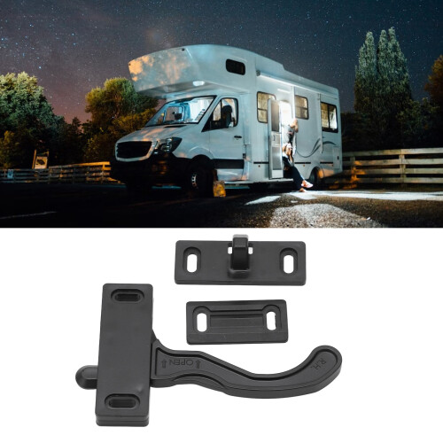 Right Side Screen Door Latch Kit, Practical Function Easy Install For Camping Vehicles And Travel Trailers (1pcs) 2