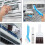 Εργαλείο επισκευής ψυγείου εξατμιστή και βούρτσα καθαρισμού πτερυγίων 7