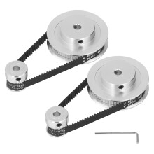 Solução de transmissão mecânica, roda síncrona com alta precisão de usinagem, transmissão suave para impressoras 3D, máquinas CNC e