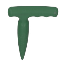 Soil Dibber Tool With Wooden Handle For Bulb Planting Stainless Steel Garden Tool For Seedlings Seeding And Weeding