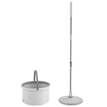 Spin Mop and Bucket with Wringer, 360 Degree Rotating Wet and Dry Floor Cleaning Mop Set