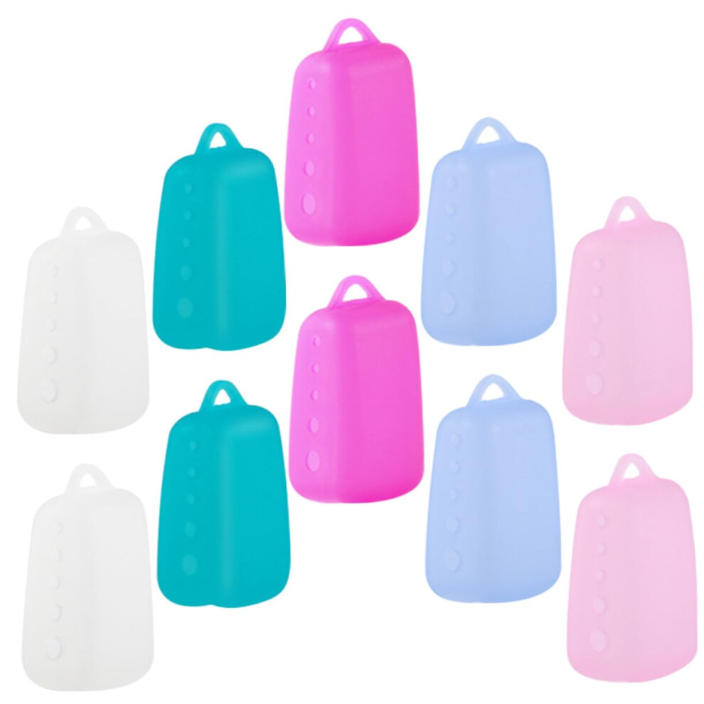 Silicone Toothbrush Protective Caps 10 Pieces, Travel Head Covers, Universal Fit For Toothbrushes, Family And Camping