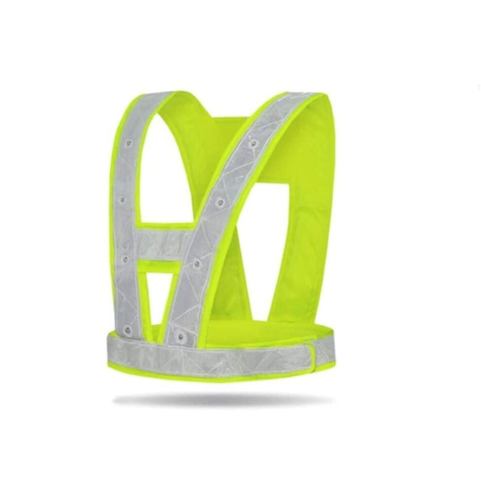 Reflective Vest Construction Reflective Suit Work Wear For Running Or Cycling Clothing Visibility Vest (Charging Style) 9412369069450
