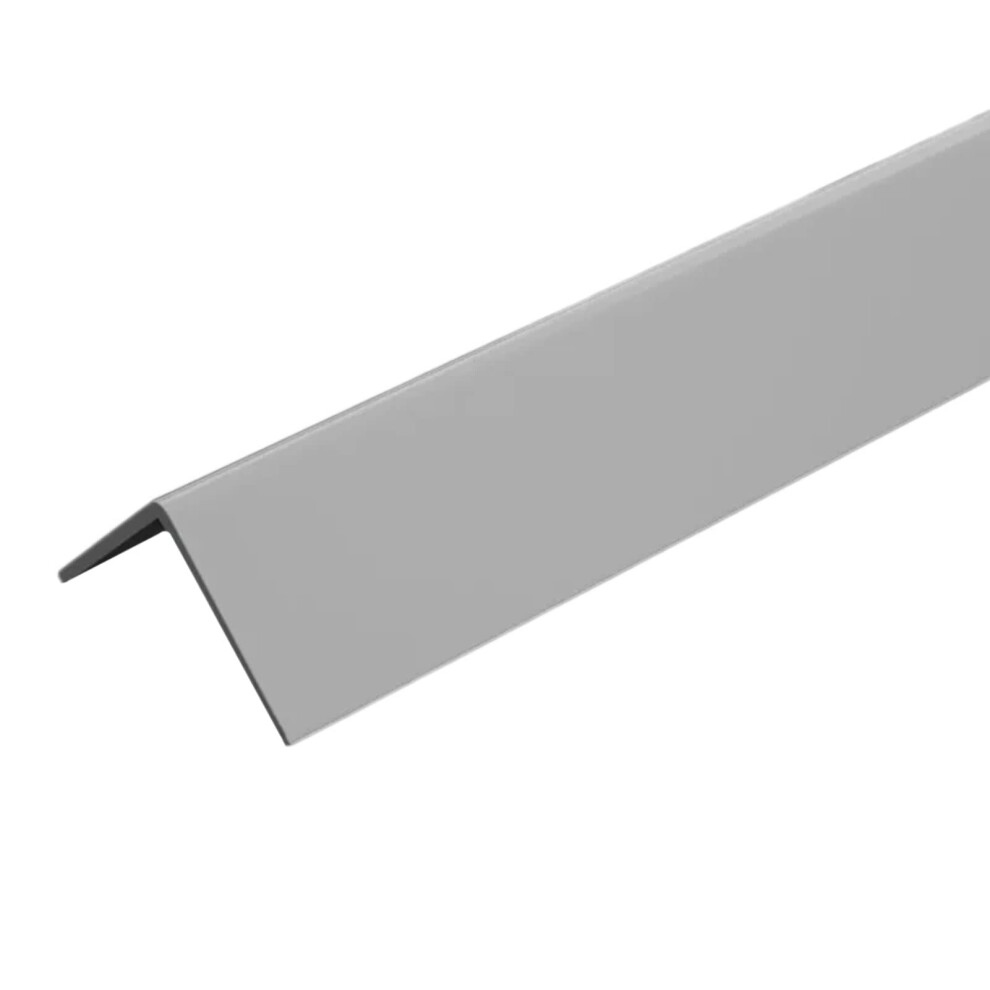 Multicolor Corner Guard For Walls, Pvc Edge Protector, 2.5 Cm Wide, 2 Meters. Gray